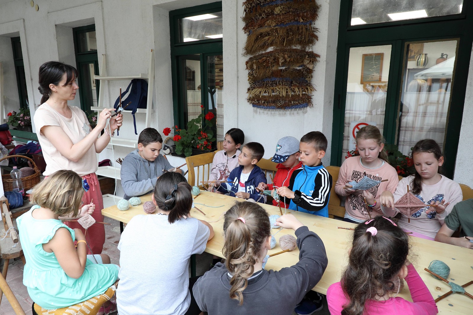 Így zajlik a tábor a Kézművesek Házában